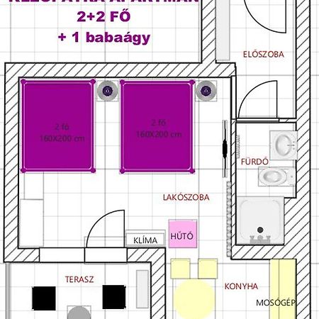 Kleopatra Apartman Hajdúszoboszló 외부 사진
